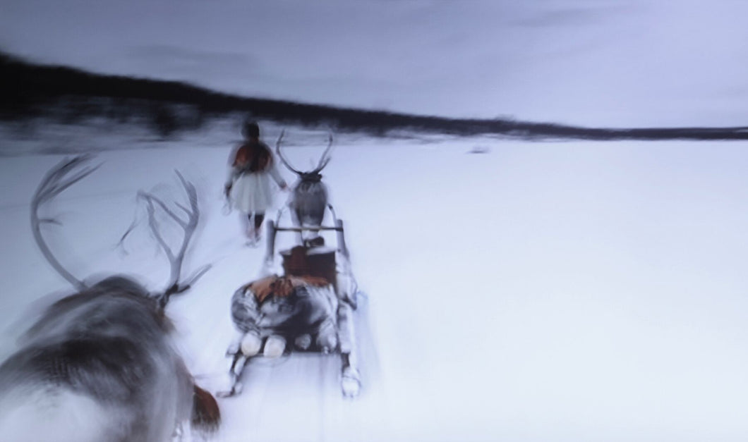 Sami Reindeer Herder by Barbara Parkins