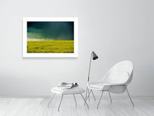 Storm Clouds Over Rape Fields by Barbara Parkins